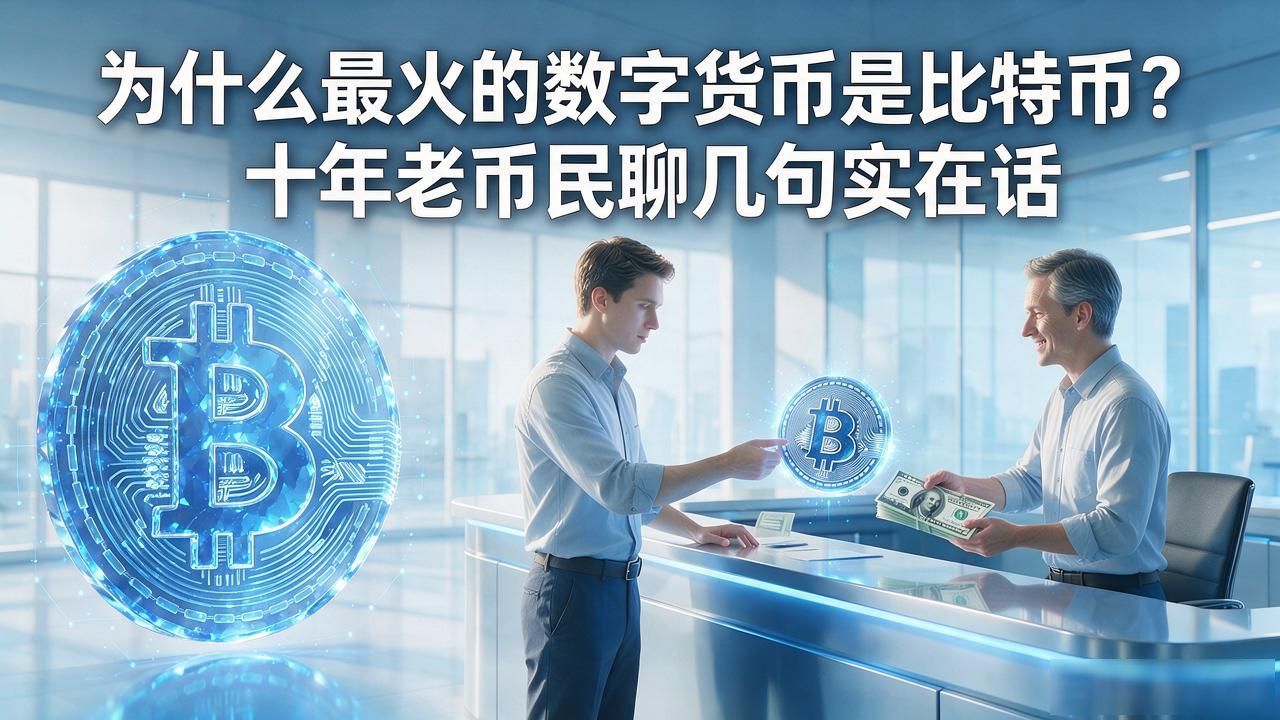 为什么最火的数字货币是比特币?十年老币民聊几句实在话