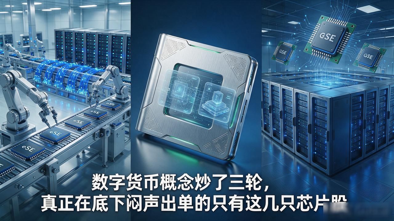 数字货币概念炒了三轮,真正在底下闷声出单的只有这几只芯片股