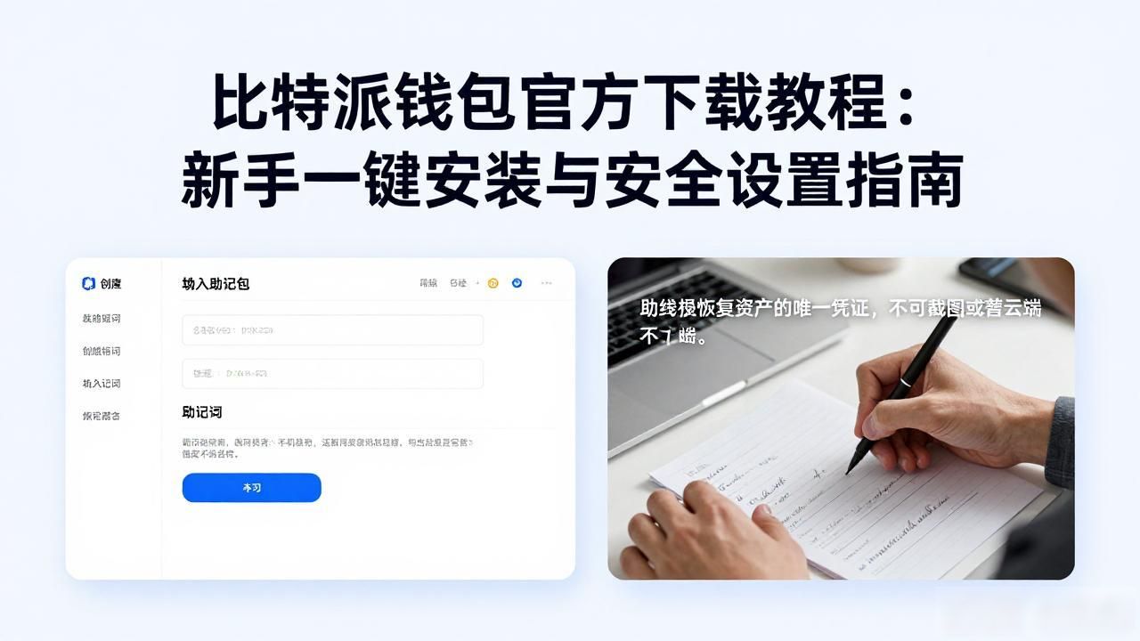 比特派钱包官方下载教程:新手一键安装与安全设置指南