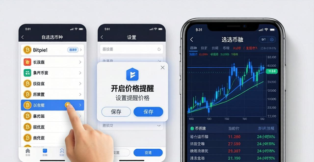 Bitpie钱包看行情教程:实时价格K线图,自选提醒全掌握