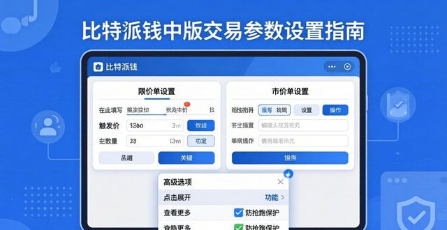 比特派钱包中文版交易参数设置指南