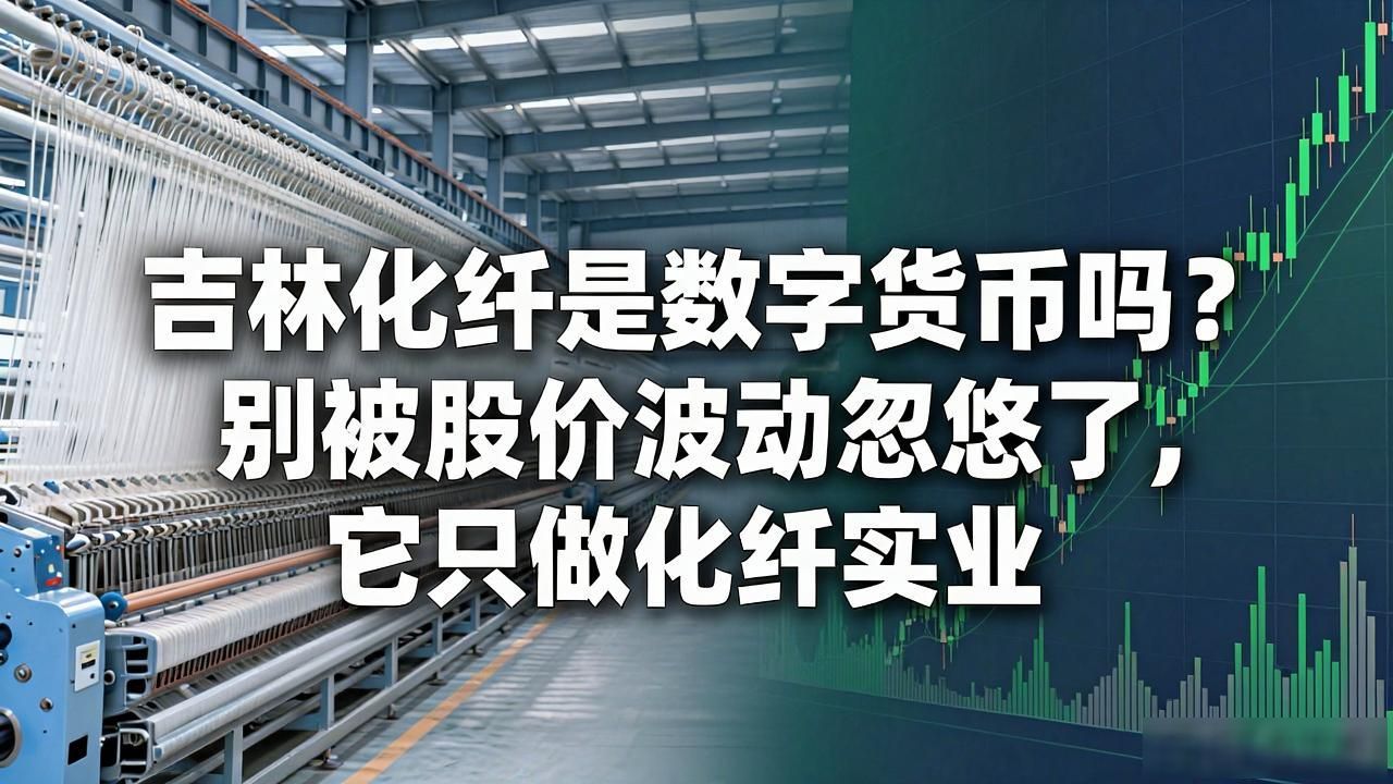 吉林化纤是数字货币吗?别被股价波动忽悠了,它只做化纤实业