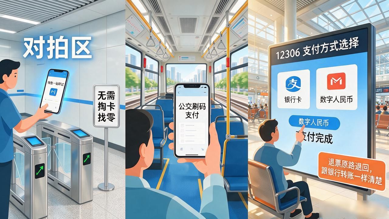 手里有数字货币没处花?超市地铁菜市场,这些地方全都能刷