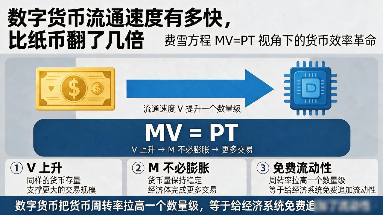 数字货币流通速度有多快,比纸币翻了几倍