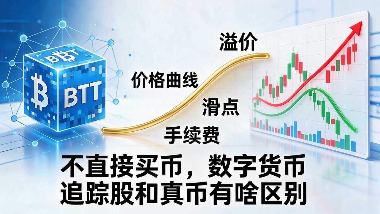 不直接买币,数字货币追踪股和真币有啥区别