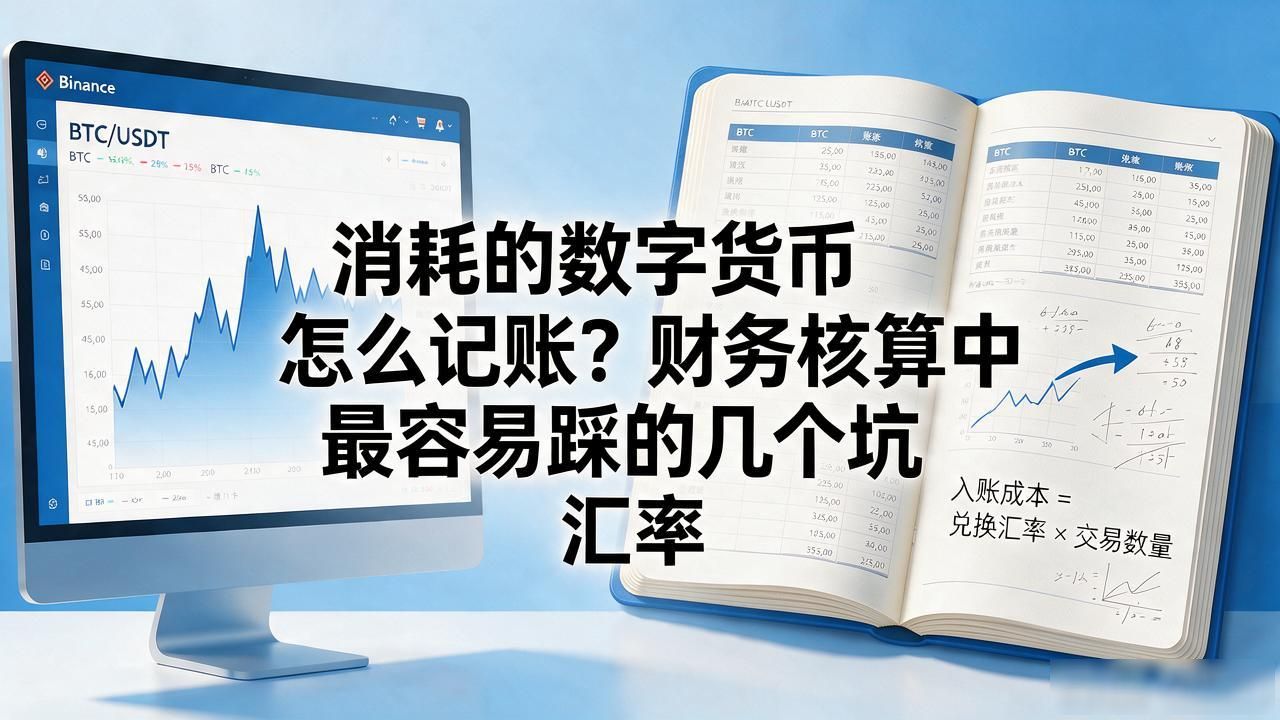 消耗的数字货币怎么记账?财务核算中最容易踩的几个坑