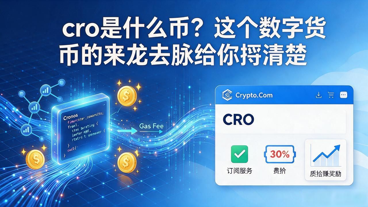 cro是什么币?这个数字货币的来龙去脉给你捋清楚