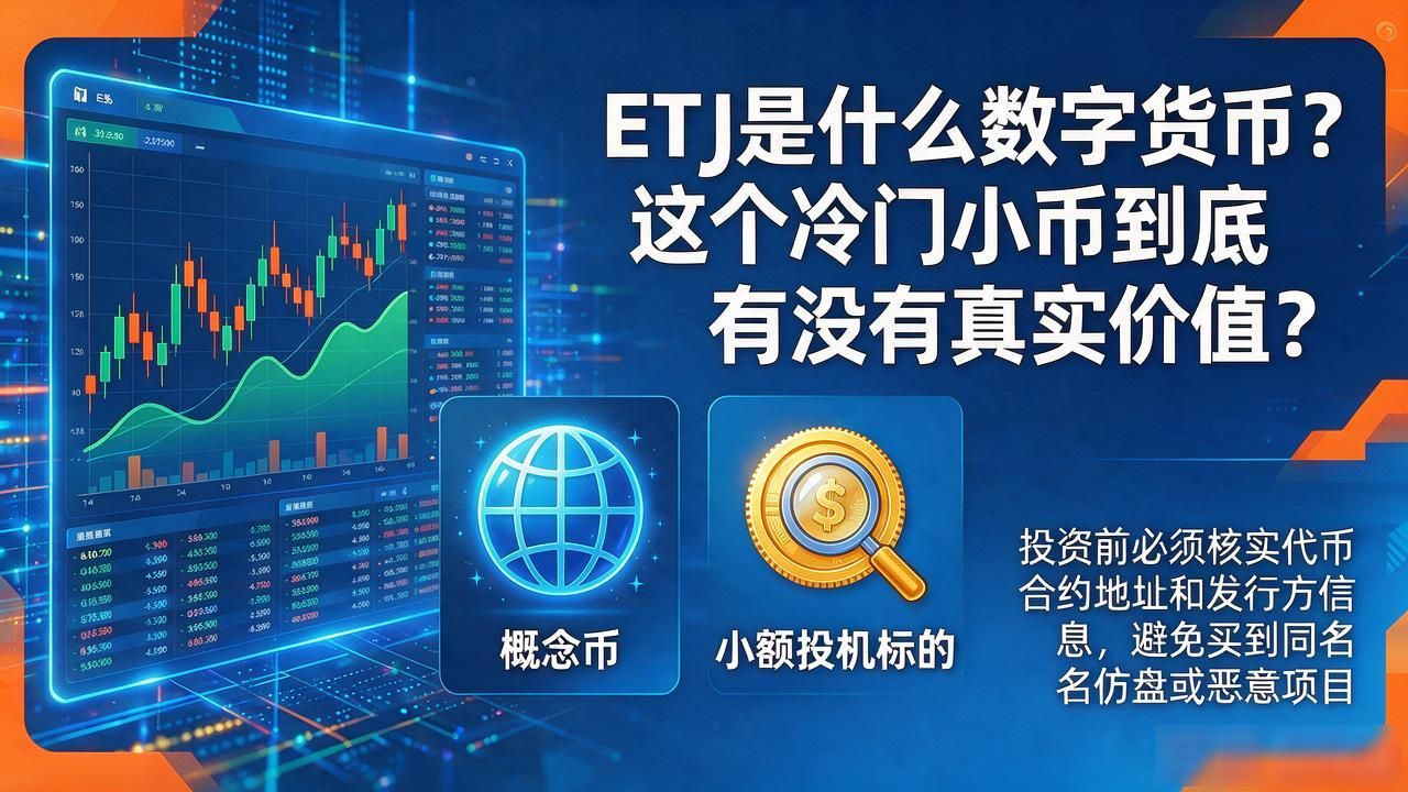 ETJ是什么数字货币?这个冷门小币到底有没有真实价值