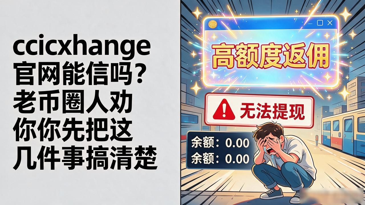 ccicxhange官网能信吗?老币圈人劝你先把这几件事搞清楚