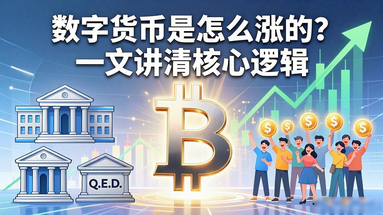 数字货币是怎么涨的?一文讲清核心逻辑