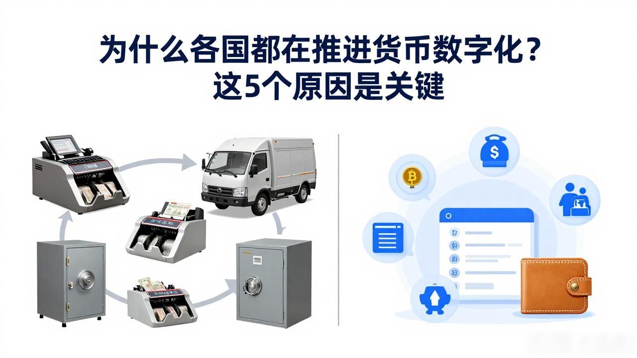 为什么各国都在推进货币数字化?这5个原因是关键