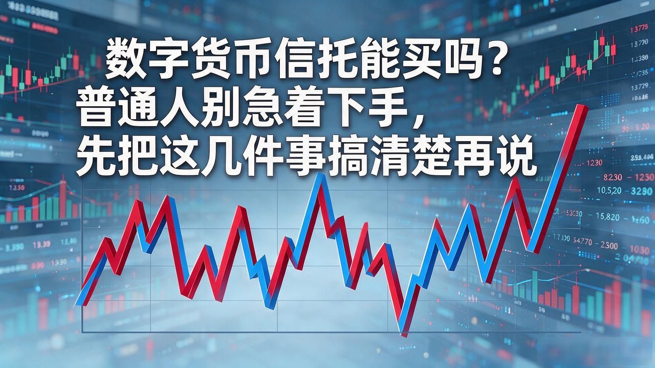 数字货币信托能买吗？普通人别急着下手，先把这几件事搞清楚再说