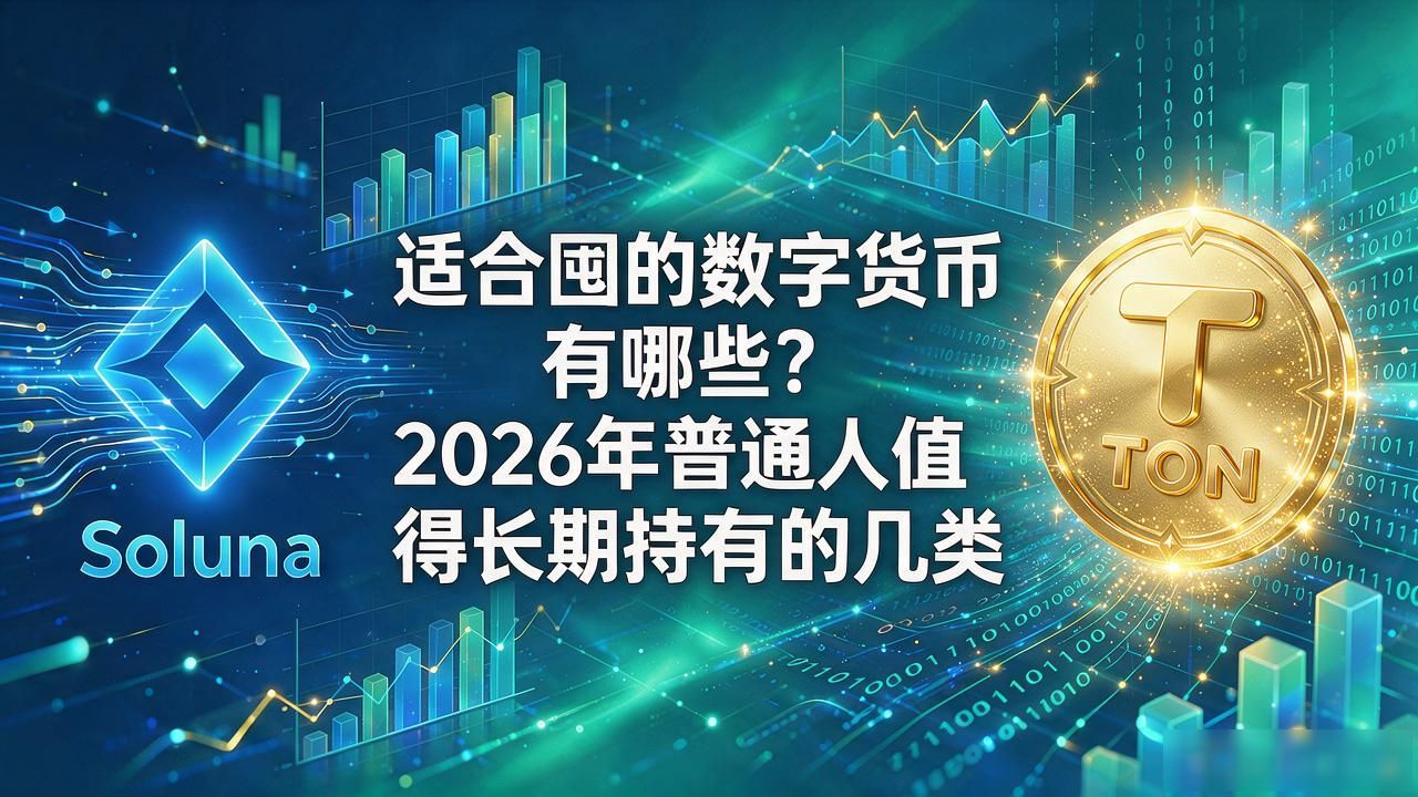 适合囤的数字货币有哪些?2026年普通人值得长期持有的几类