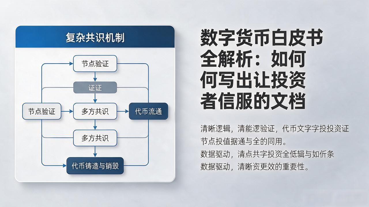 数字货币白皮书全解析：如何写出让投资者信服的文档