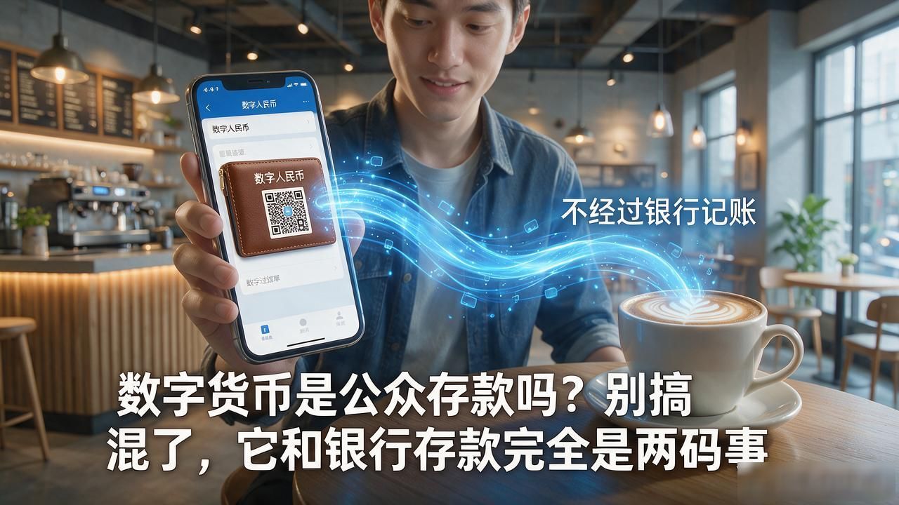 数字货币是公众存款吗?别搞混了,它和银行存款完全是两码事