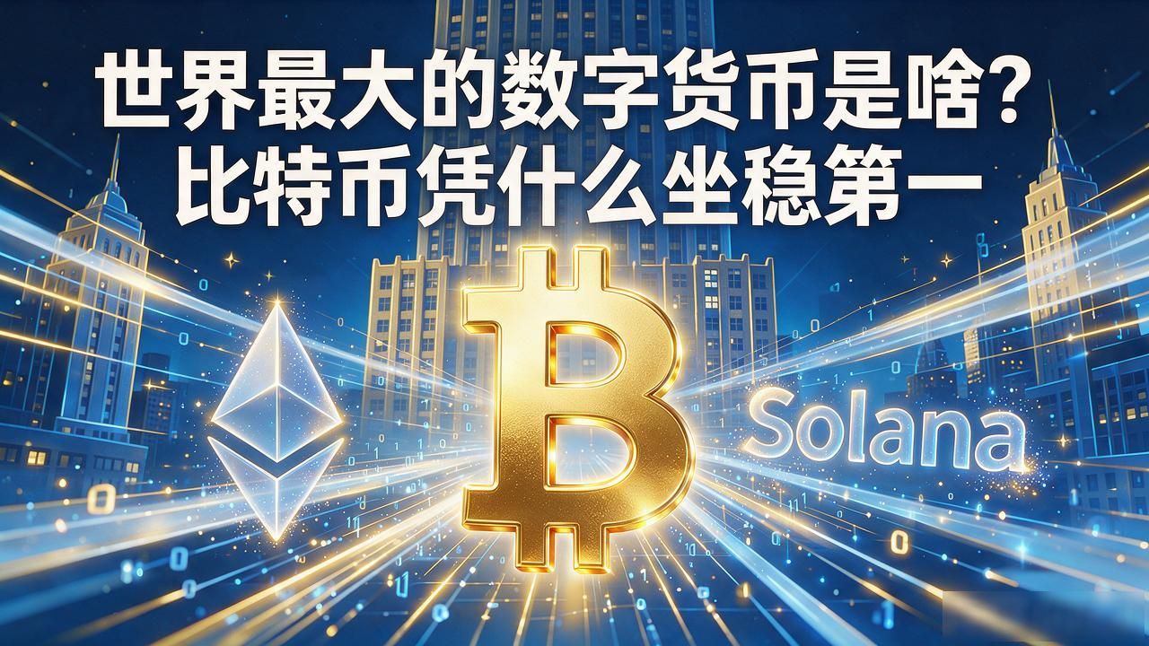 世界最大的数字货币是啥？比特币凭什么坐稳第一