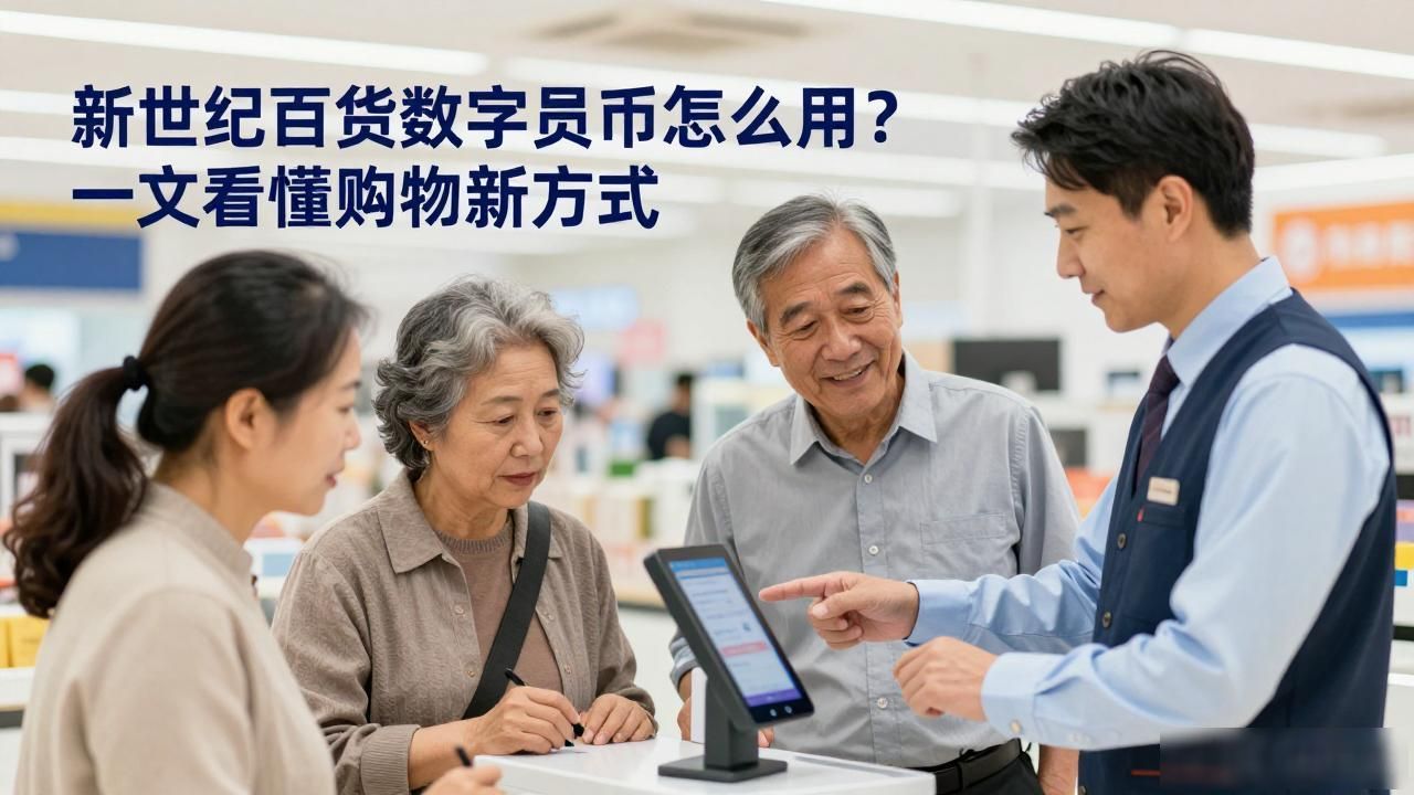 新世纪百货数字货币怎么用？一文看懂购物新方式