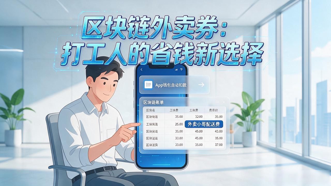 区块链外卖券:打工人的省钱新选择