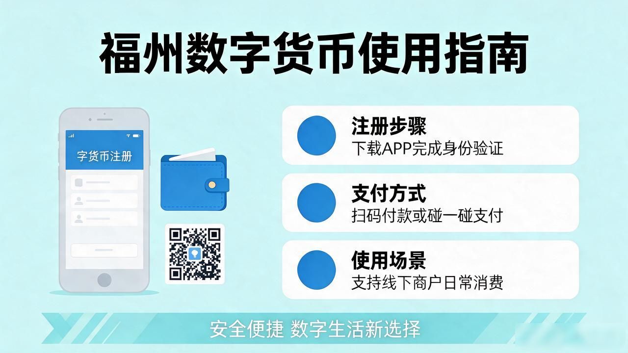 福州数字货币怎么用?注册和支付一看就懂