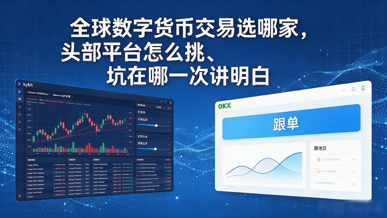 全球数字货币交易选哪家,头部平台怎么挑、坑在哪一次讲明白