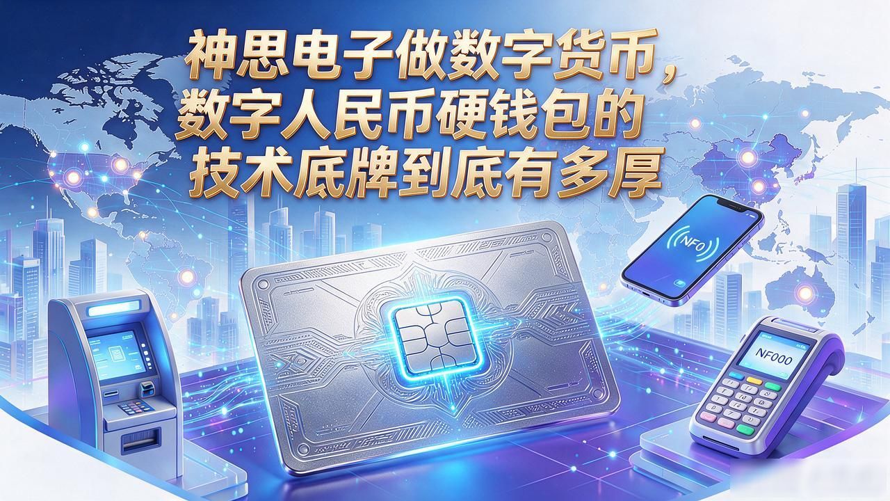 神思电子做数字货币,数字人民币硬钱包的技术底牌到底有多厚