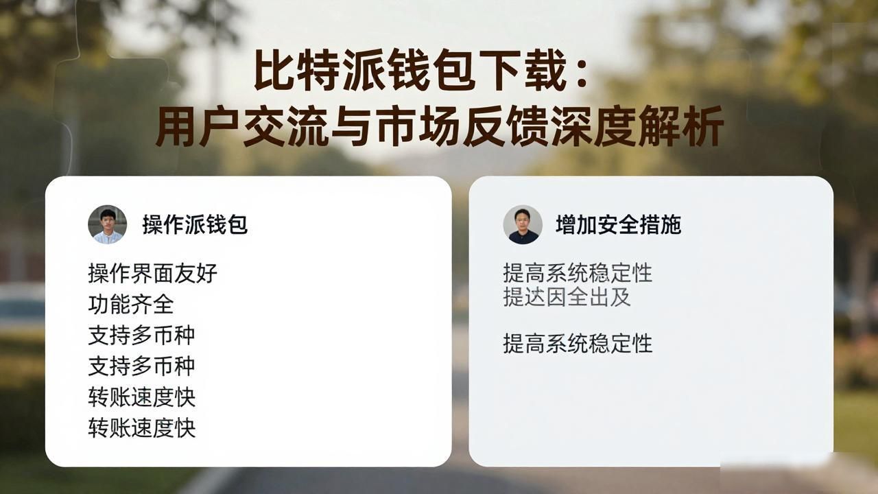 比特派钱包下载：用户交流与市场反馈深度解析