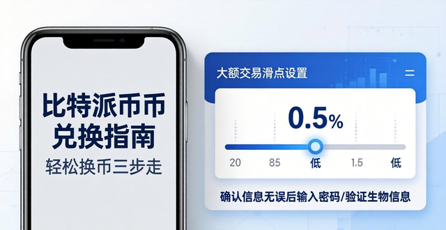 比特派币币兑换指南 轻松换币三步走