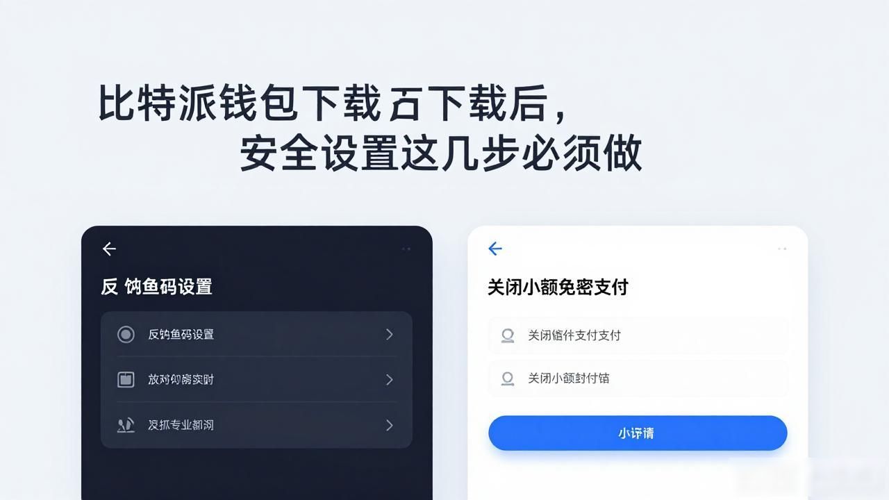 比特派钱包下载后，安全设置这几步必须做