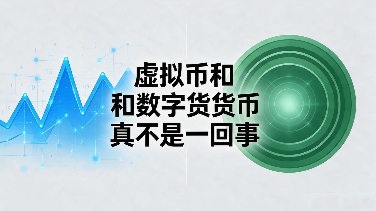 虚拟币和数字货币真不是一回事,搞混了亏的是真金白银
