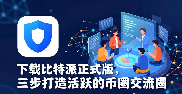 下载比特派正式版,三步打造活跃的币圈交流圈