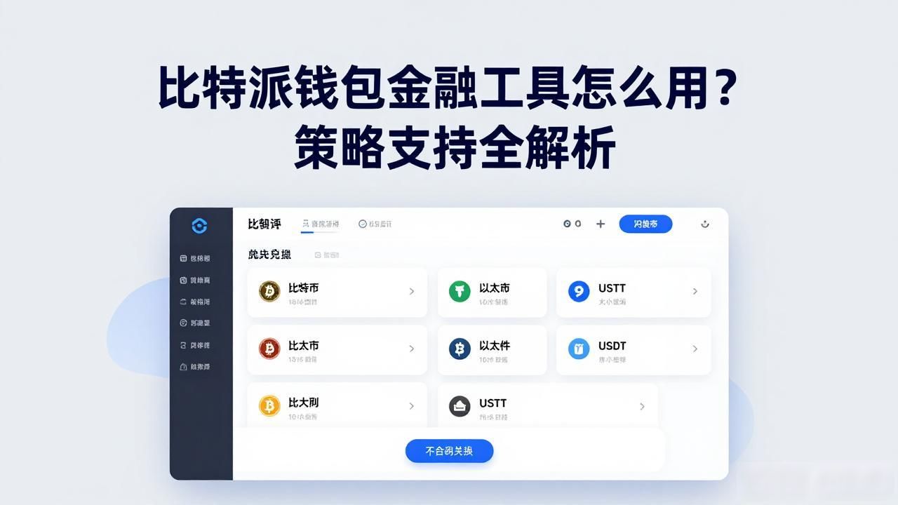 比特派钱包金融工具怎么用?策略支持全解析