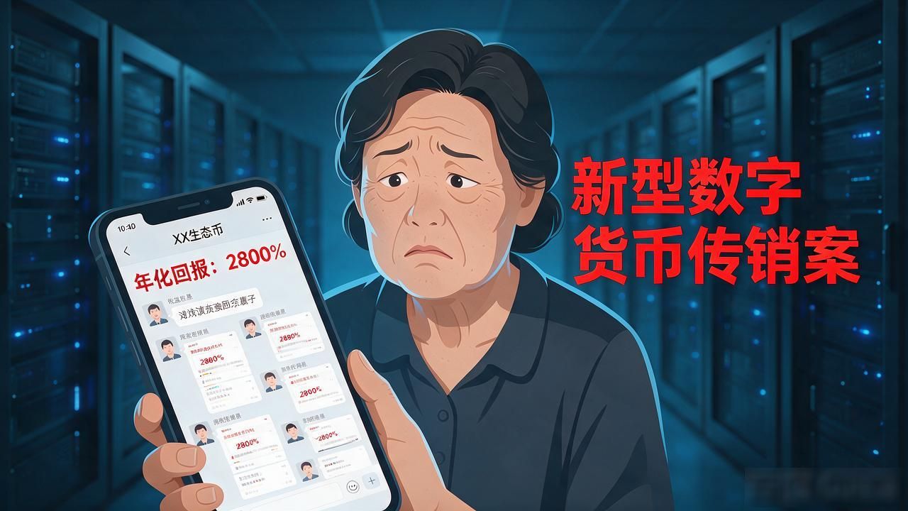 新型数字货币传销案:拉你"投币"的亲戚朋友,9成踩了这条骗局链