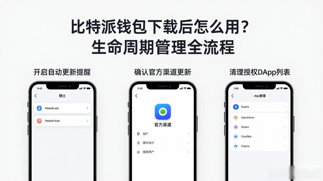 比特派钱包下载后怎么用?生命周期管理全流程