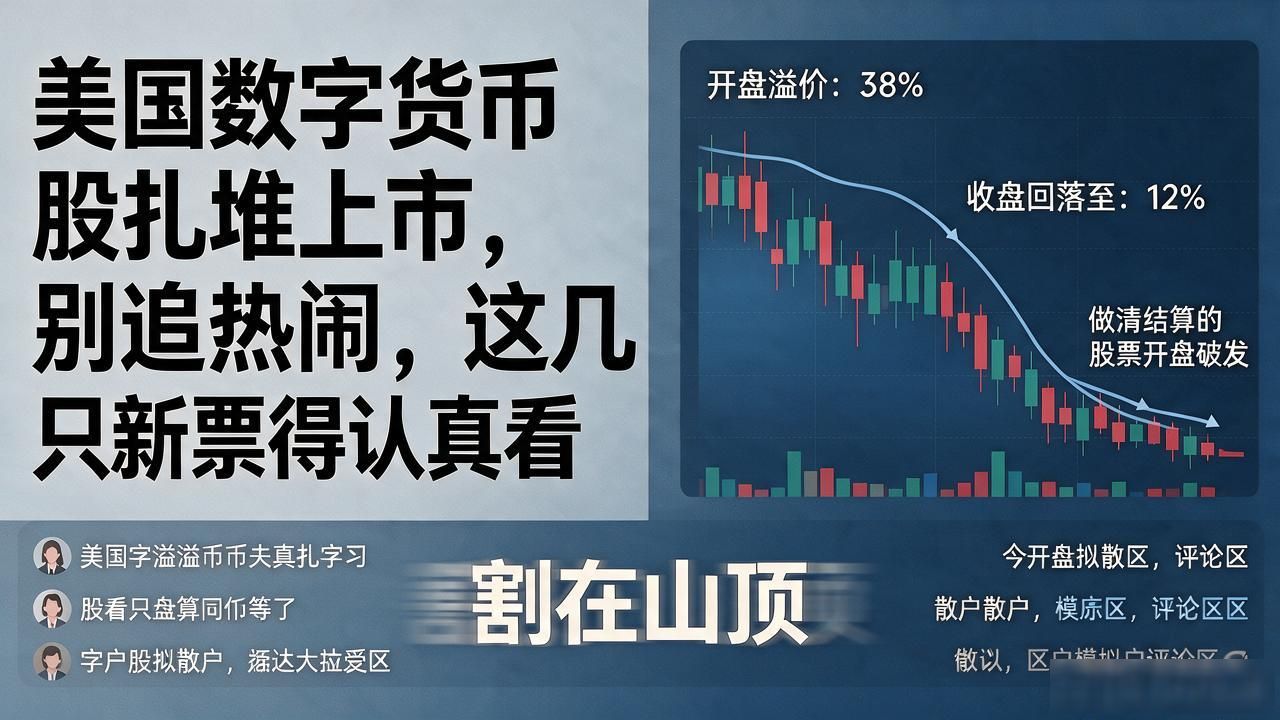 美国数字货币股扎堆上市,别追热闹,这几只新票得认真看