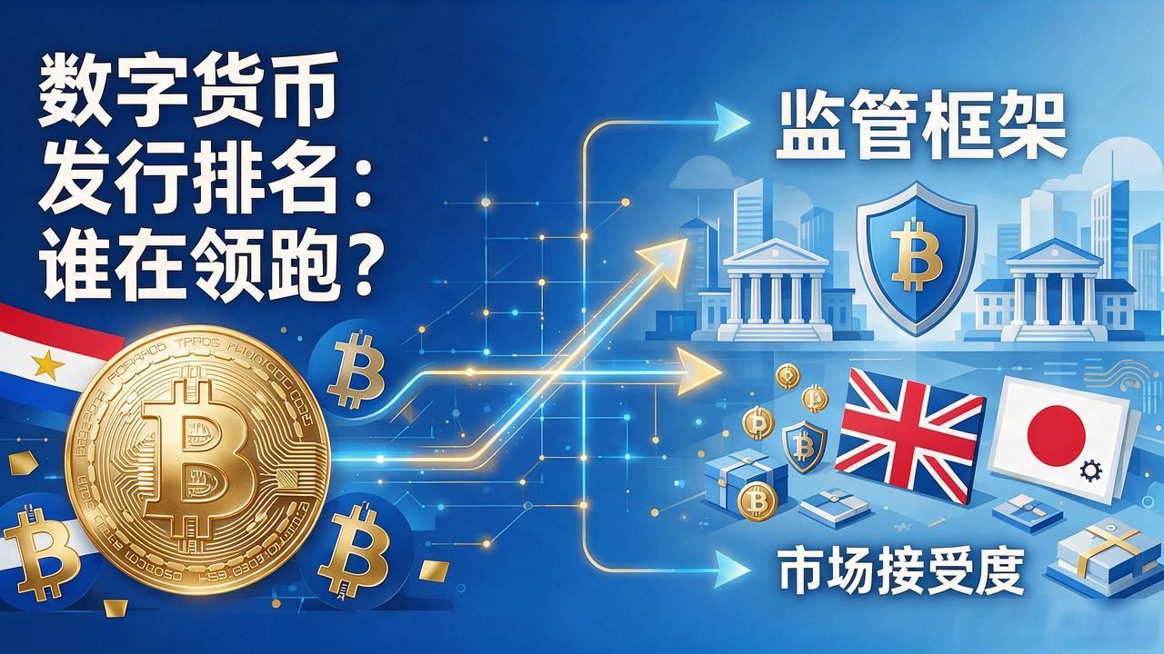 数字货币发行排名：谁在领跑？